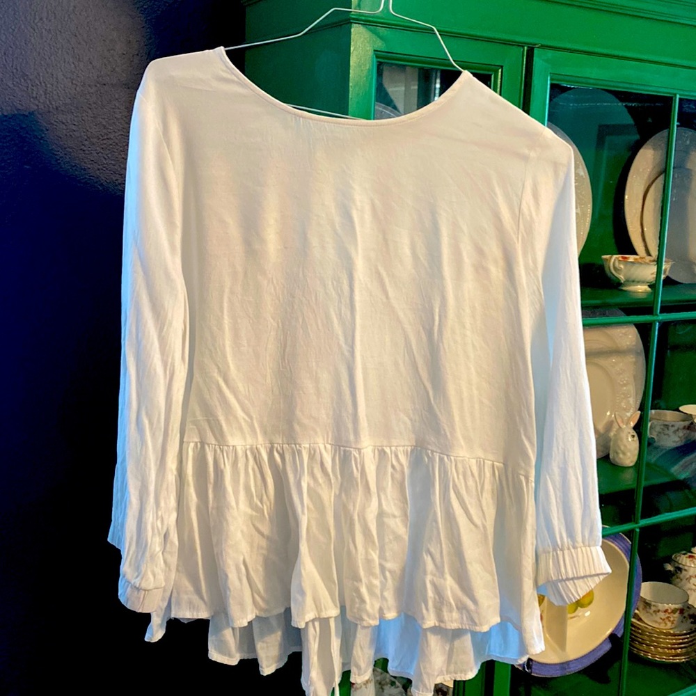White ladies tunic